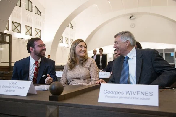 Hereditary Grand Duke Guillaume and Hereditary Grand Duchess Stéphanie of Luxembourg