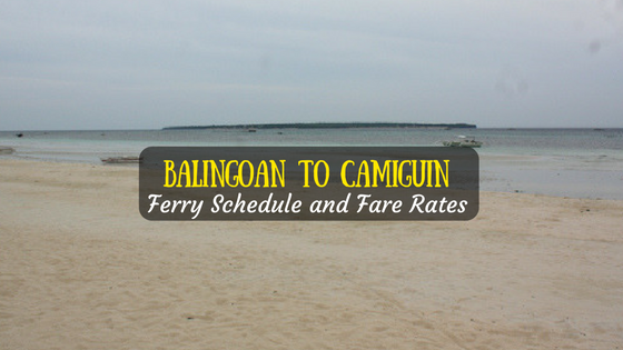 Balingoan to Camiguin ferry schedule