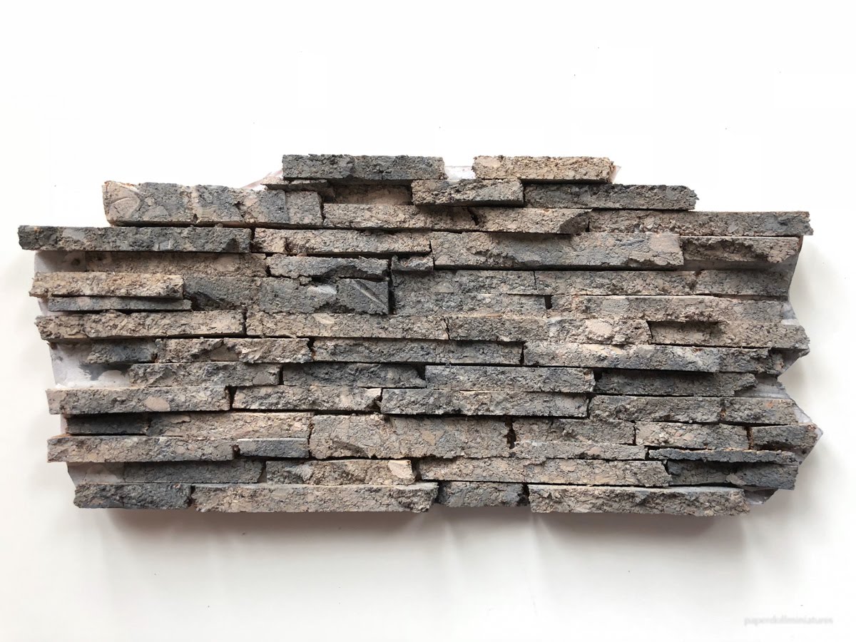 dollhouse stone siding