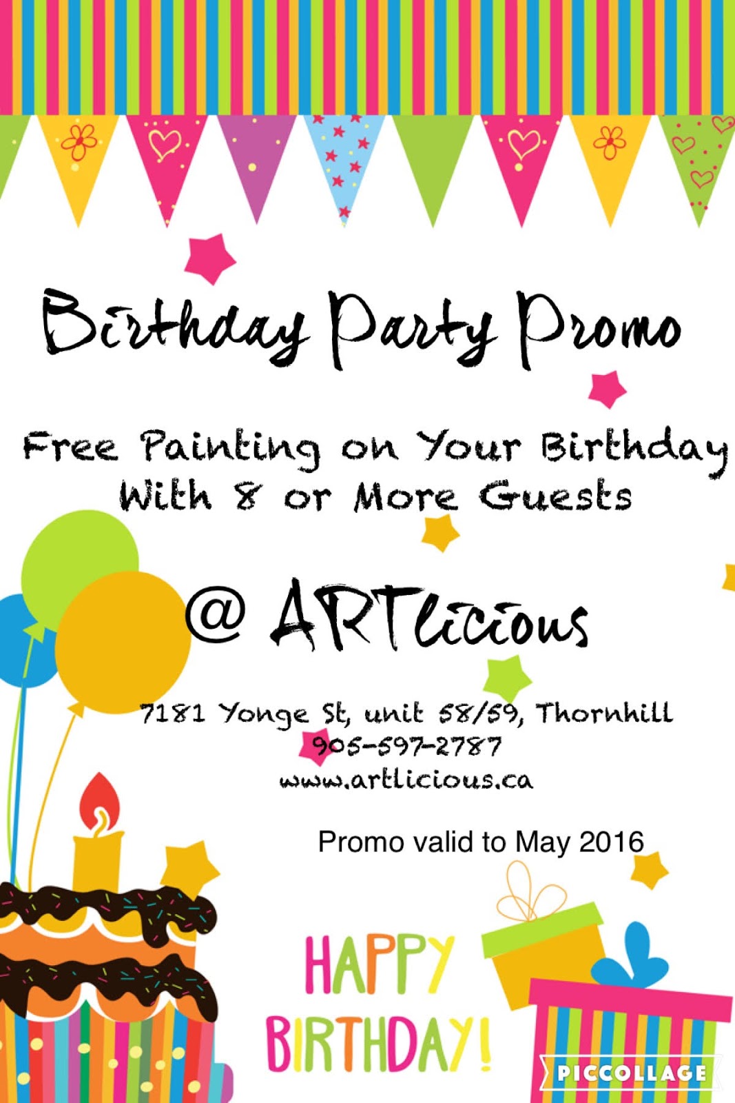 Free Birthday Stuff Free Birthday Painting at ARTlicious