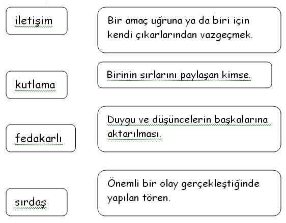 4. Sınıf Türkçe Dersi - Etkinlik - Test - Ödev Kalemi