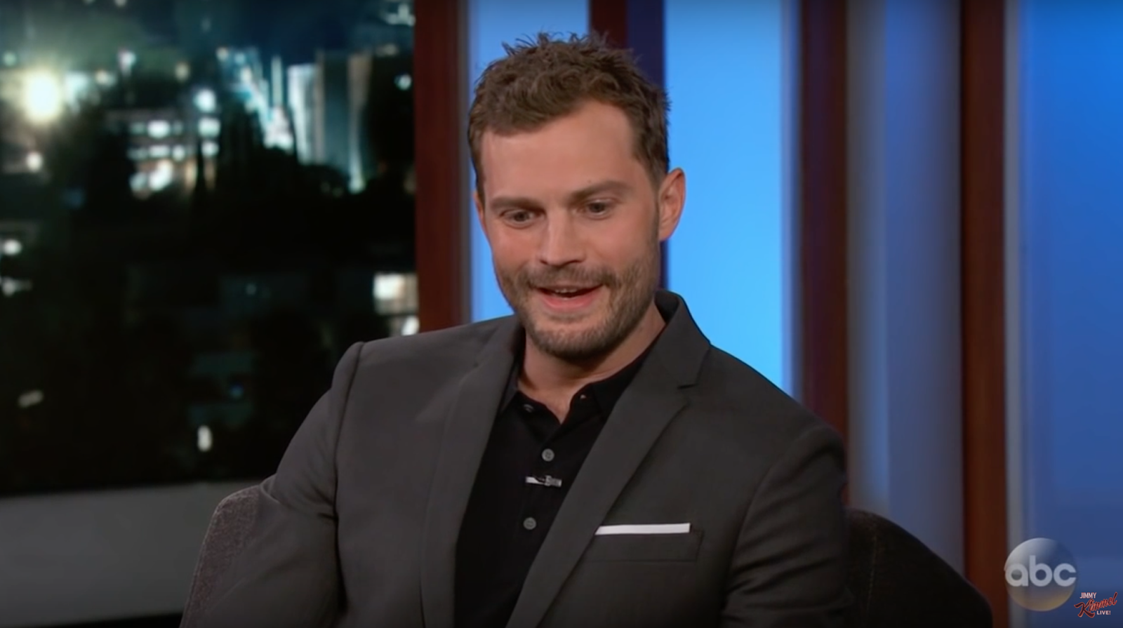 Fifty Shades Updates: VIDEO: Jamie Dornan on Jimmy Kimmel