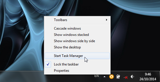 Taskbar Windows 7