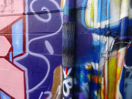 Yarnbombing In Graffiti Alley