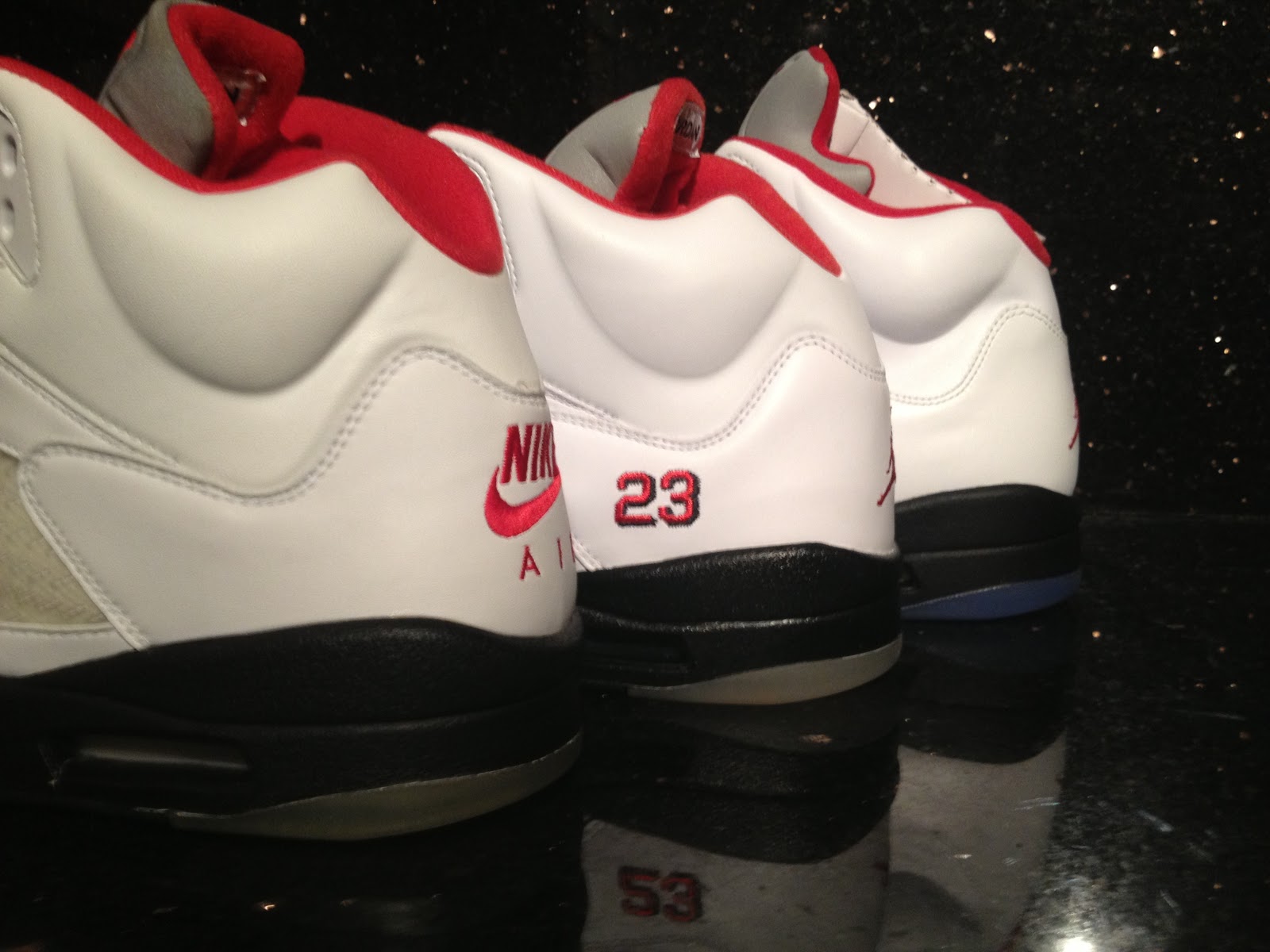fire red 5's 2013