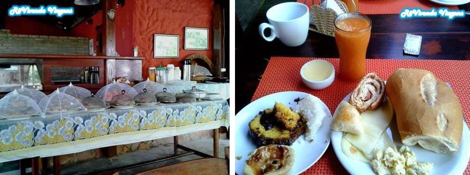Café da manhã pousada Chez Max