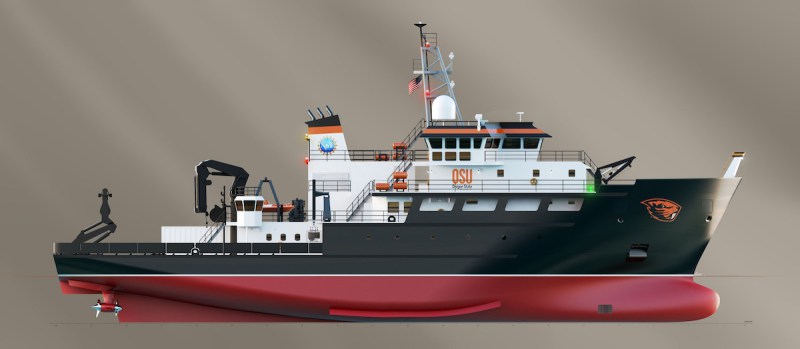 Oregon State Looking for Shipbuilder to Construct a New 193′ Research Ship
