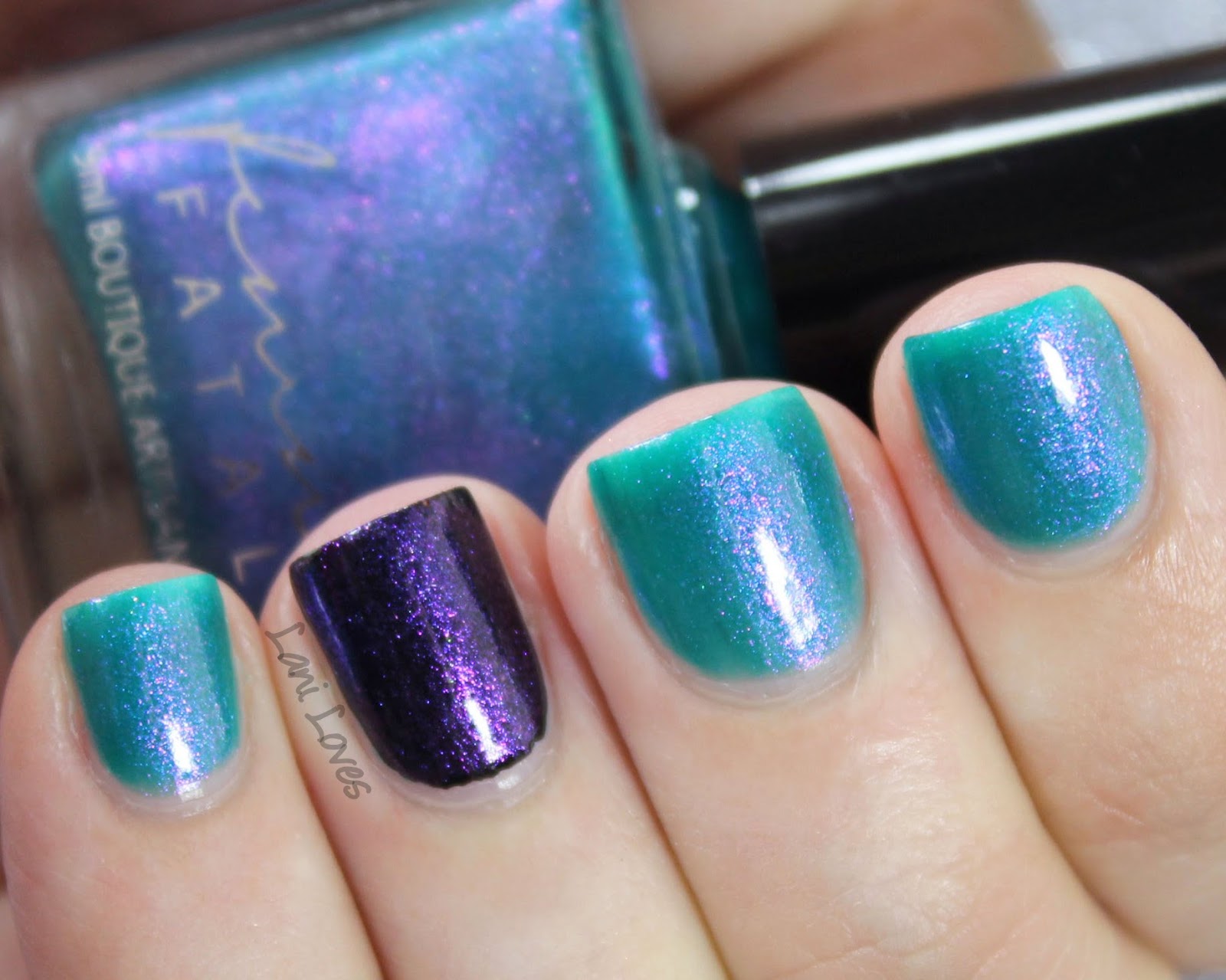 Femme Fatale Cosmetics - Weed in Her Heart nail polish swatches & review