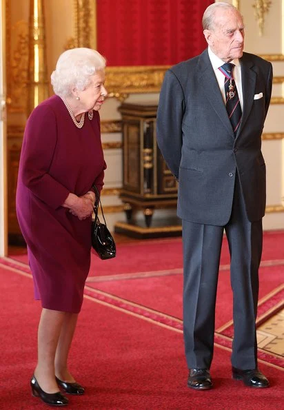 The Duke of Edinburgh, who has been a Member of the Order of Merit