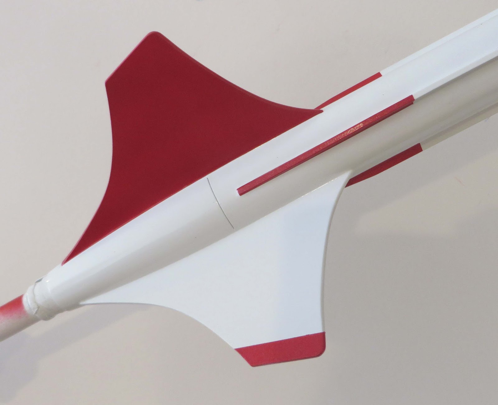 Model Rocket Building Thrustline Arapahoe C, Part 13, Mask Reveal and Decal Trim