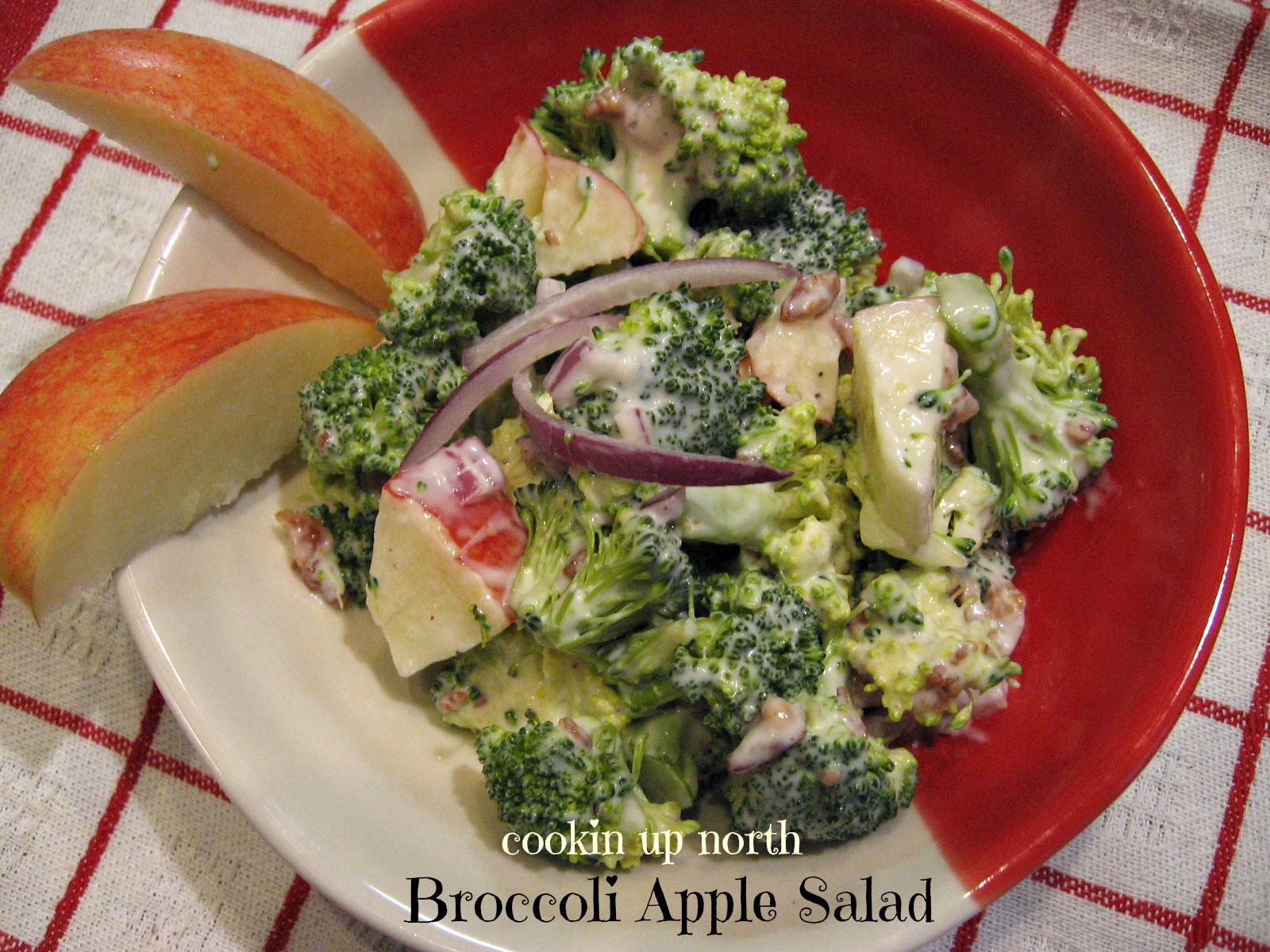 cookin' up north Broccoli Apple Salad