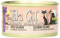 Tiki Cat Salmon Cats love Tiki Cat Salmon and it has the correct protein/fat ratio.