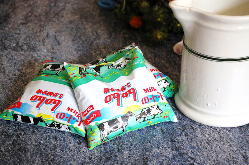 Our Yuppie Life milk in a bag