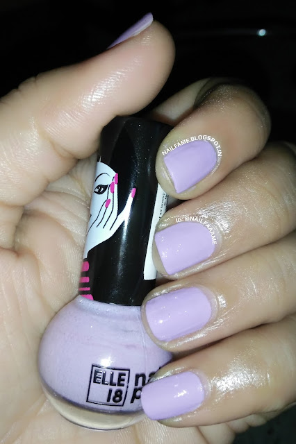 ELLE 18 MAUVY NISHIKA SWATCH REVIEW NAILART