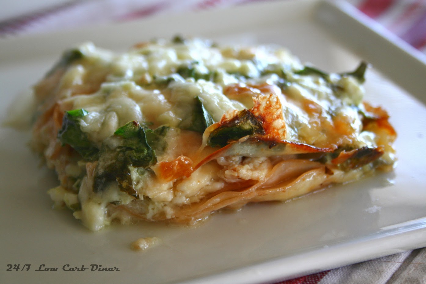 24/7 Low Carb Diner White Chicken Lasagna