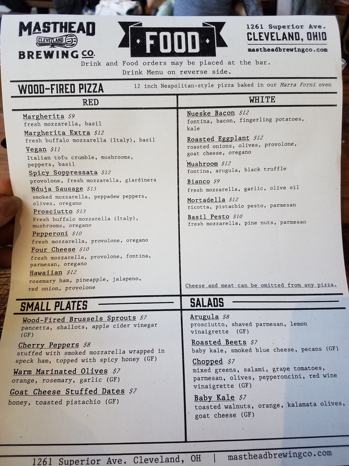 Masthead Brewing Co. Eat*Drink*Cleveland