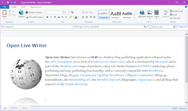Descarca Open Live Writer 0.5.1.3