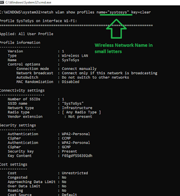 how to find neighbors wifi password using cmd