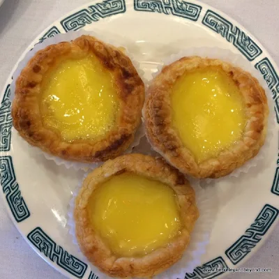 custard cups at  Hong Kong Flower Lounge restaurant in Millbrae, California