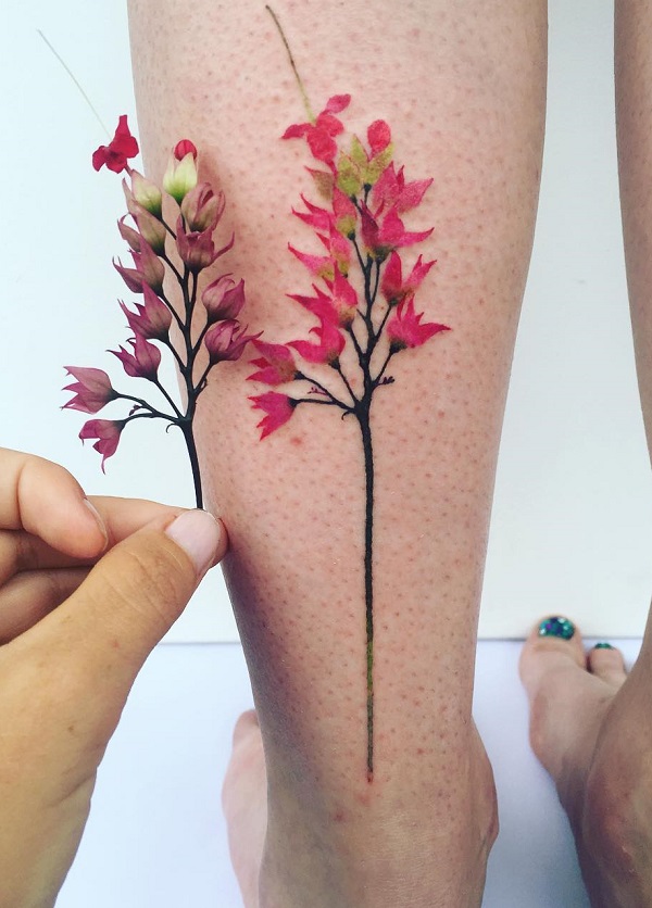 Tatuagens femininas para a panturrilha Tatuagens femininas para a panturrilha