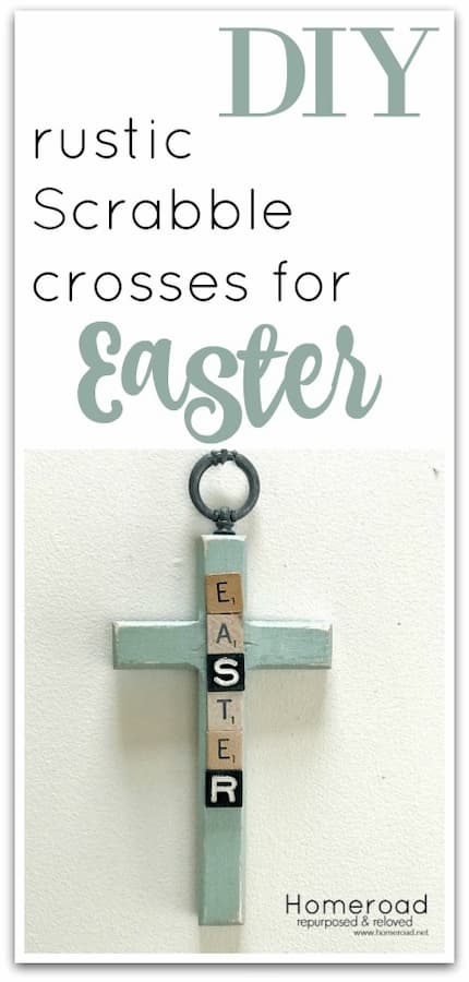 Easter cross and overlay