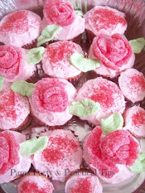 Flower Cupcakes made with gum drops 