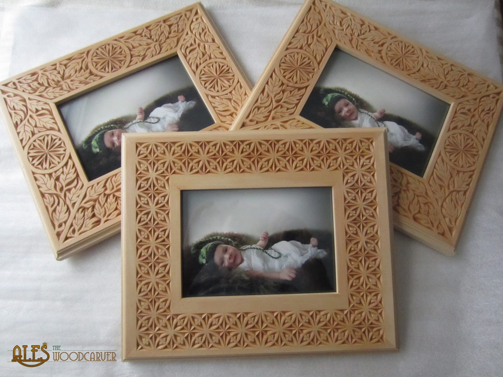 Ales the woodcarver Chip carved picture frames
