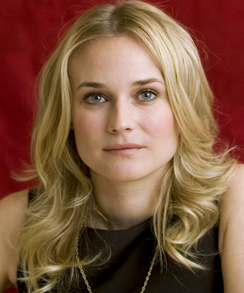 Diane Kruger Long Waving Hairstyle