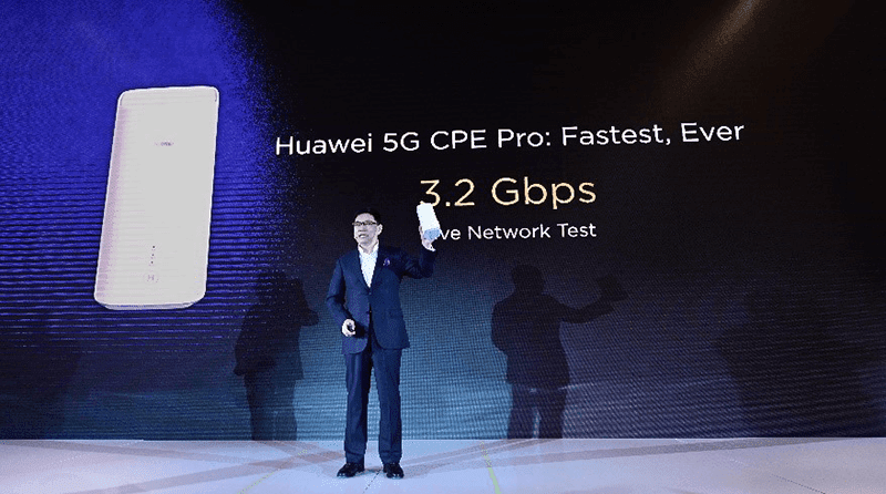 The 5G CPE Pro is powered by Balong 5000 The 5G CPE Pro is powered by Balong 5000