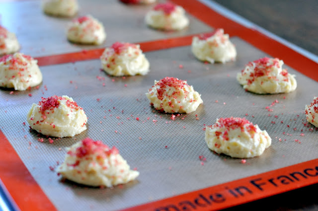 Lemon Ricotta Cookies with Raspberry Cane Sugar | Taste As You Go