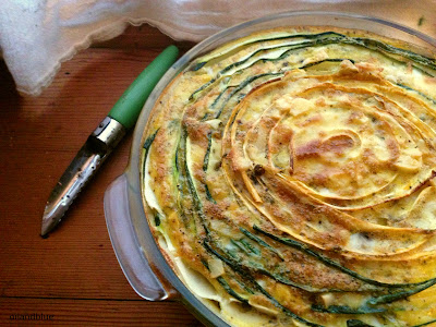  EASY & FANCY SWIRLED ZUCCHINNI TART- looks impressive, but it's oh-so-easy and can be made paleo & gluten-free