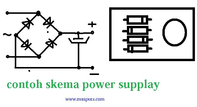  Skema  Rangkaian Power  Supply  Adaptor Sederhana Masputz com