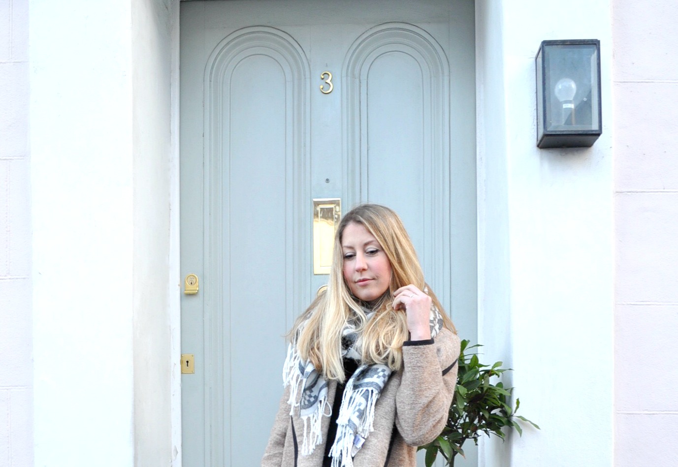 winter wardrobe and slow days schunky scarf and winter coat dress like a mum