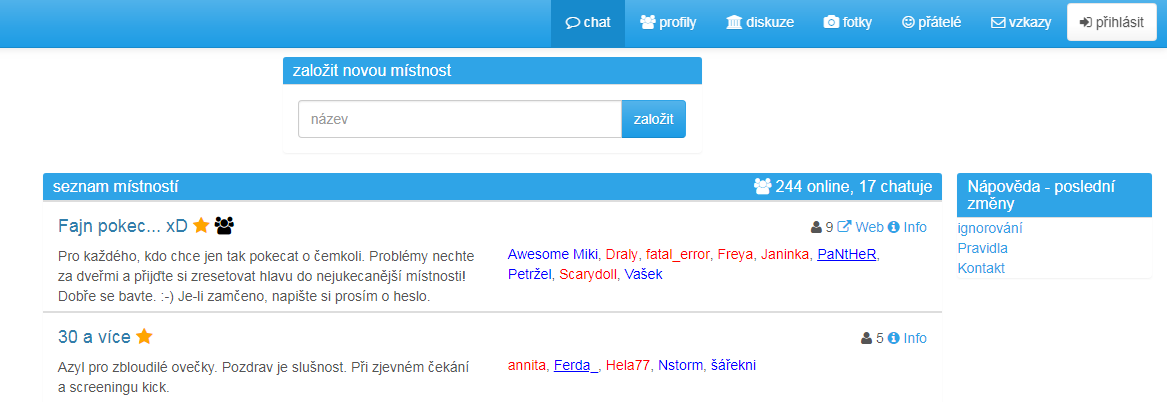 vážné seznamky chatovací místnostijak napsat skvělou datovací zprávu