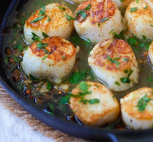 Garlic Scallops
