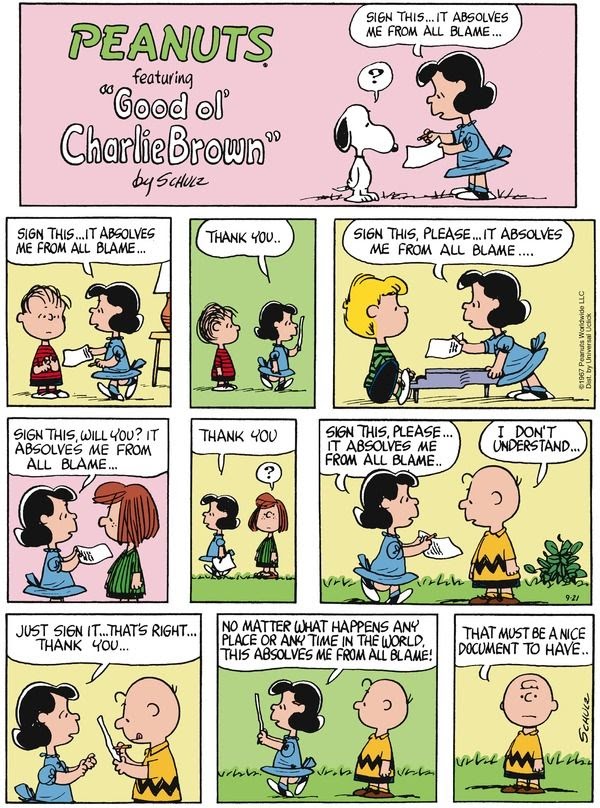 "Peanuts" comics Comic 3 for PEANUTS