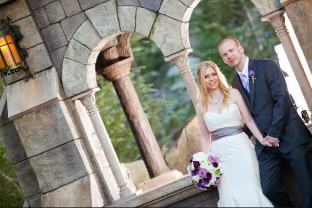 Disney Wedding Inspiration: Wendy and Greg's Magic Kingdom and Epcot Bridal Portraits