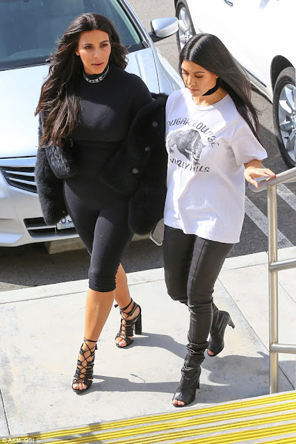 Kim Kardashian at it Again, Flaunts her Massive Curves in Skin Tight ...