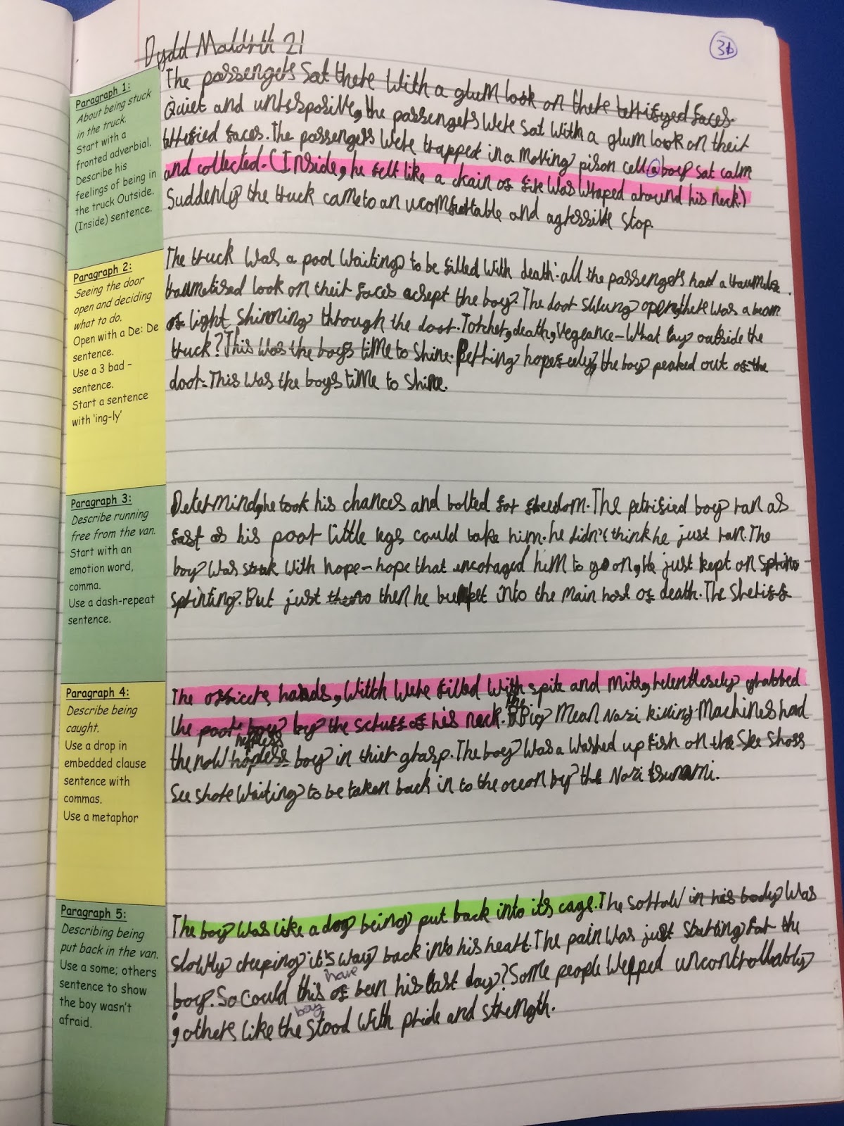 Llanharan Primary School Yr5/6 Rose Blanche from page to screen