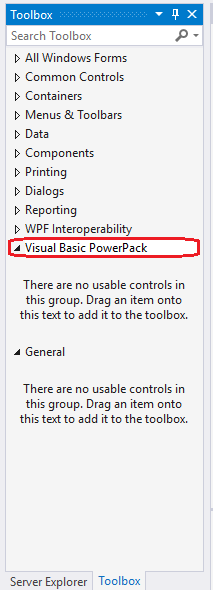 مراحل نصب  Visual Basic PowerPack برای Visual Studio 2013