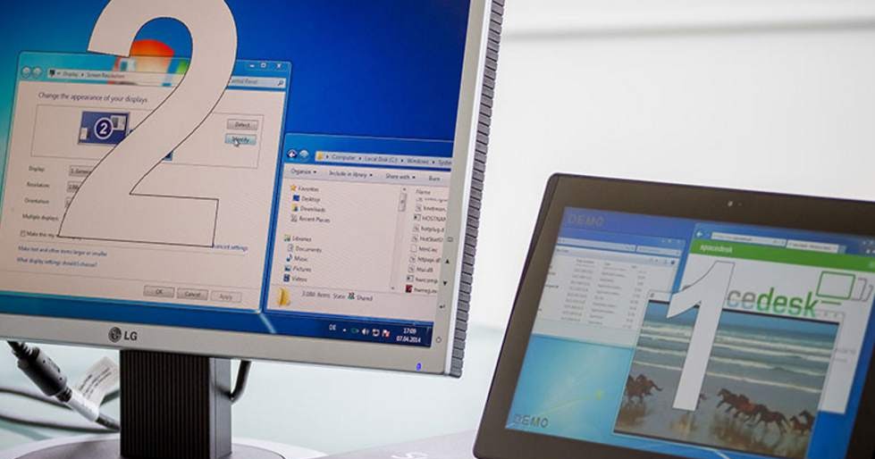 Schermo del tablet (Android o Windows) come secondo monitor del PC
