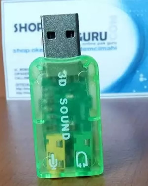 Sound Card Eksternal USB 5.1 Channel Sound Card Eksternal USB 5.1 Channel