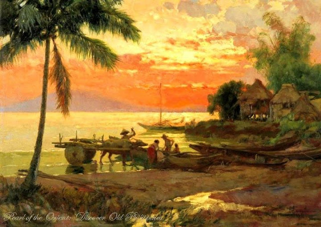 Fernando Amorsolo Seascape Fernando Amorsolo - Seascape