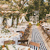 Elegant and original outdoor wedding decoration
