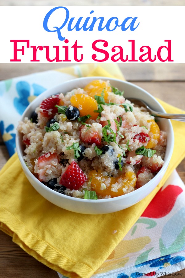 Quinoa Fruit Salad Served Up With Love