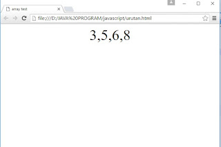 Contoh Agenda Javascript Array Sederhana - Materi Soal