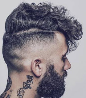 High Fade + Messy Curly Hair Model Rambut Pendek Pria Terpopuler Rekomendasi Barber Shop Ternama