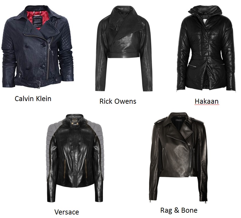 Hong Kong Fashion Geek: Take Five: Black Leather Jackets