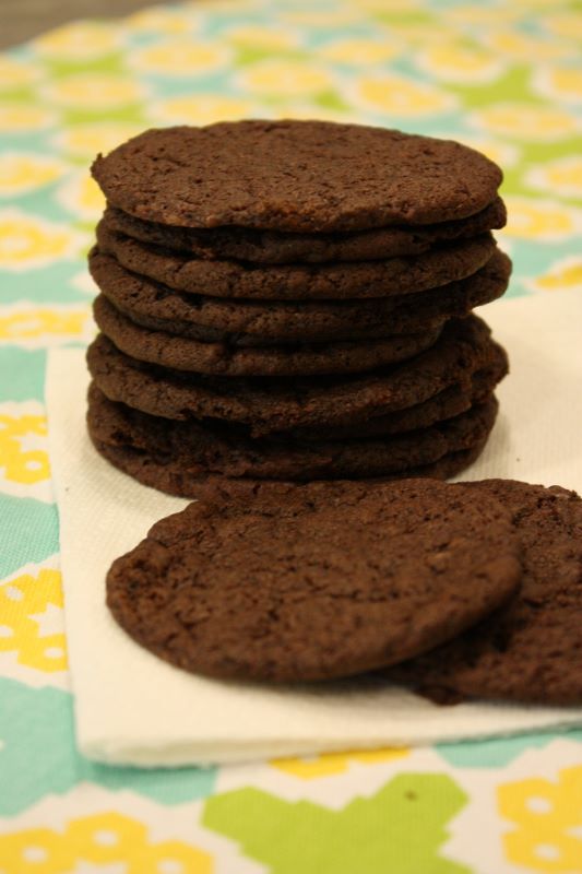 pass the peas, please homemade chocolate wafer cookies