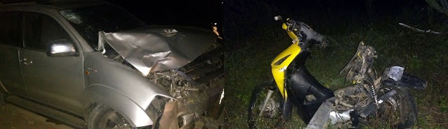 Motociclista morre após ser atropelado por caminhonete na BA-120, em Queimadas Motociclista morre após ser atropelado por caminhonete na BA-120, em Queimadas